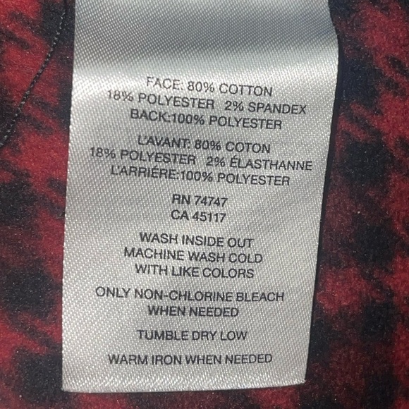 Natural Reflections flannel lined jeans. Size 18 EUC - Picture 7 of 7